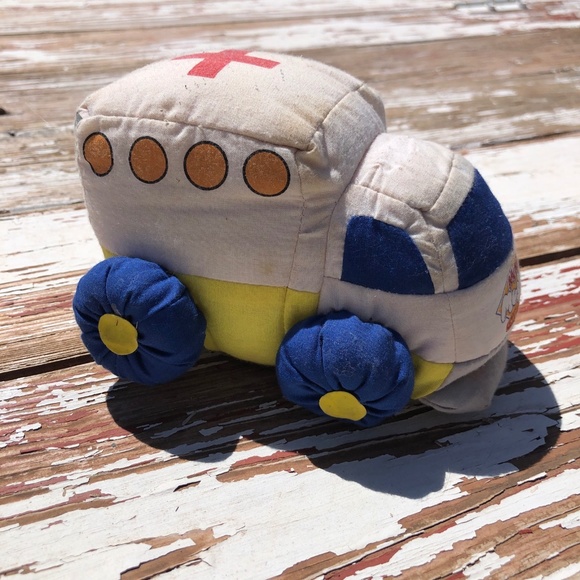 Mushy Mover Vintage Ambulance Car Plush